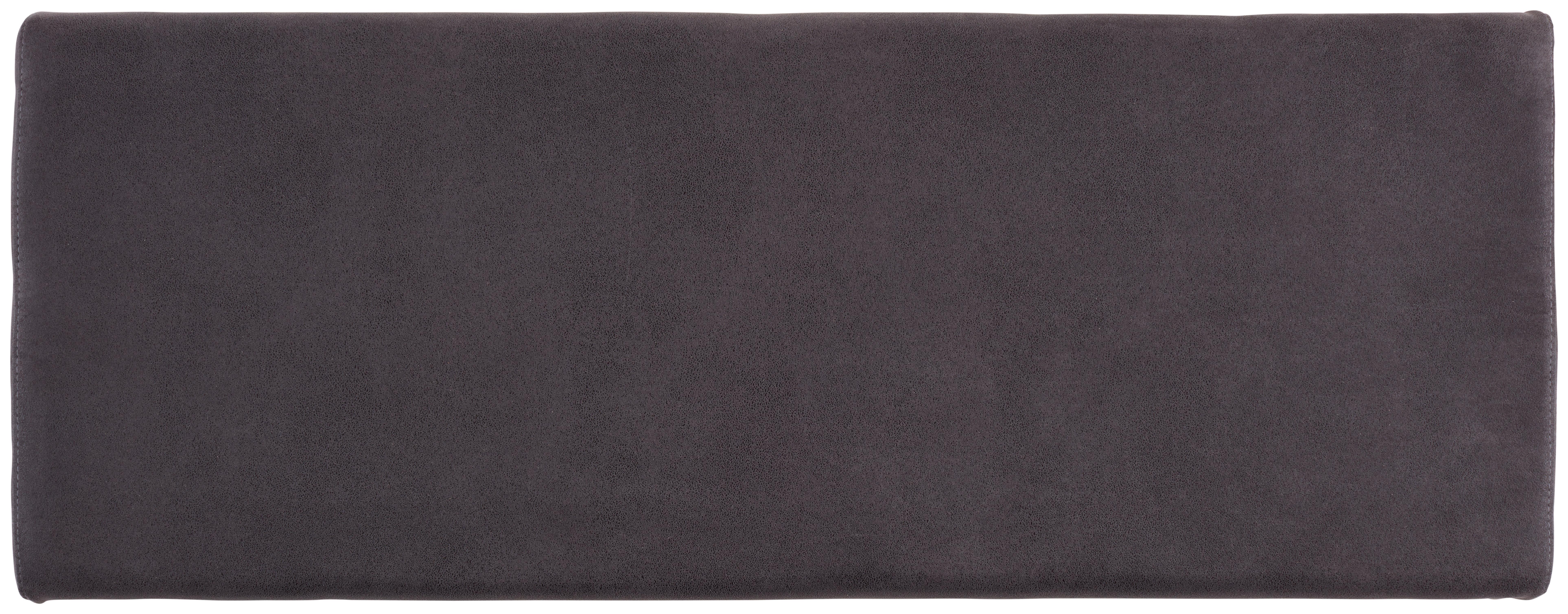Podsedák ONTARIO - šedá, Moderní, textil/plast (96/5/37cm)