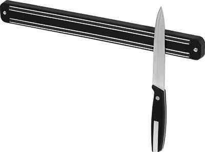MAGNETICKÁ LIŠTA 30 CM - čierna, plast (33cm) - Modern Living