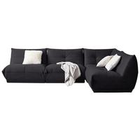 Ecksofa Giselle Schwarz - Schwarz, Trend, Textil (315/210cm) - Livetastic