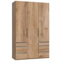 Drehtürenschrank Mit Laden, B: 150 Cm, Eiche Dekor - Eichefarben, MODERN, Holzwerkstoff (150/236/58cm) - MID.YOU