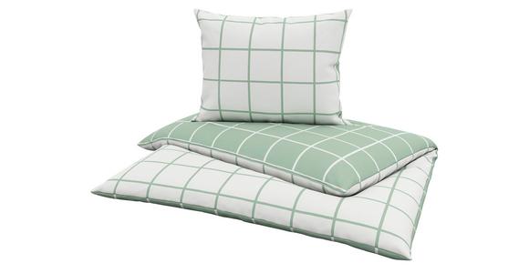 Bettwäsche Naomi - Mintgrün, KONVENTIONELL, Textil (140/200cm) - Ondega