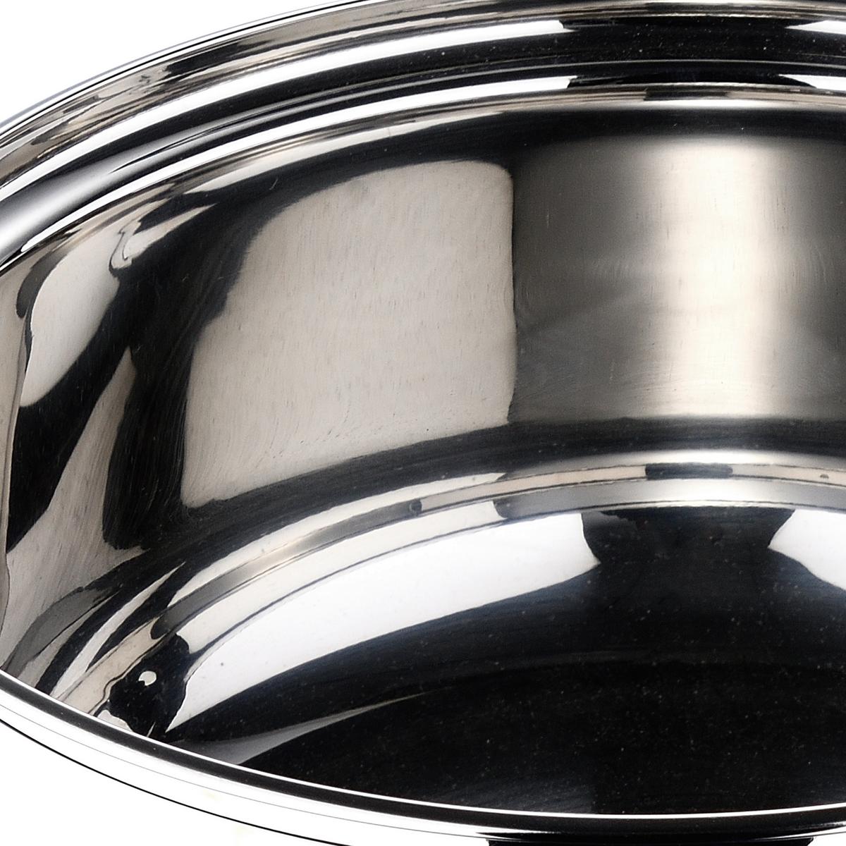 Kochtopfset Edelstahl 5-Teilig - Edelstahlfarben/Transparent, Trend, Glas/Kunststoff