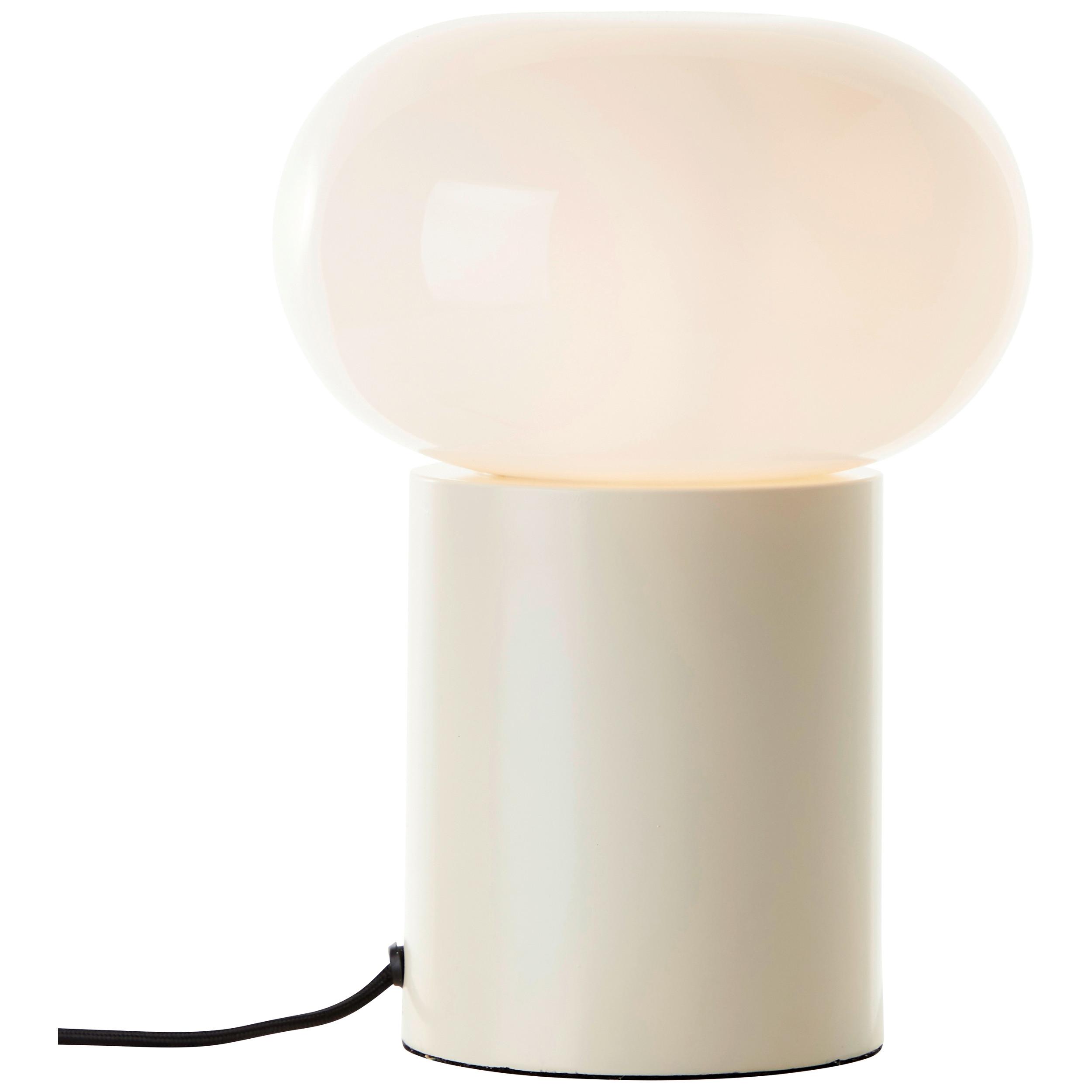 Tischleuchte 99003/09 Daeny - Beige/Weiß, Design, Glas/Metall (20/27cm) - Brilliant