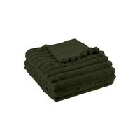 MÄKKÁ DEKA BIEN AU CHAUD - smaragdovozelená, Modern, textil (130/180cm)