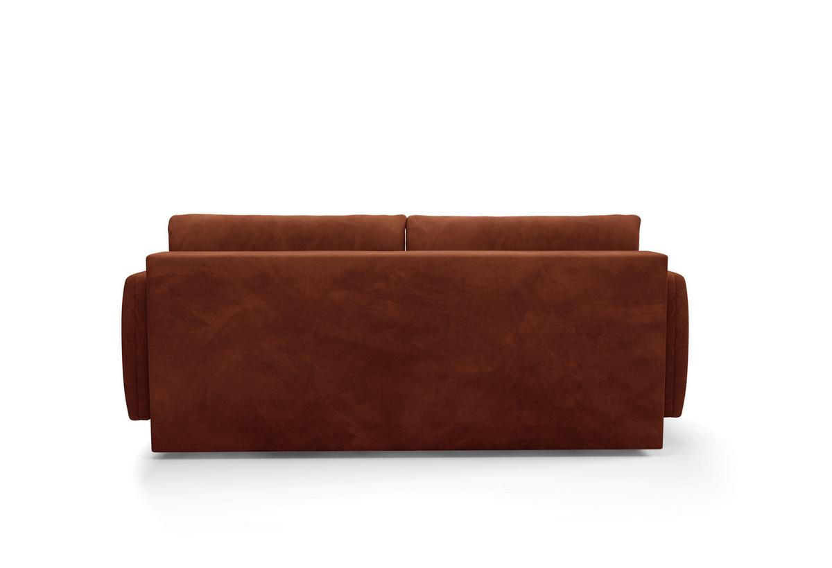 Schlafsofa Ingrid Rostfarben B: 230cm - Rostfarben/Creme, Design, Textil (230/100/103cm) - Livetastic