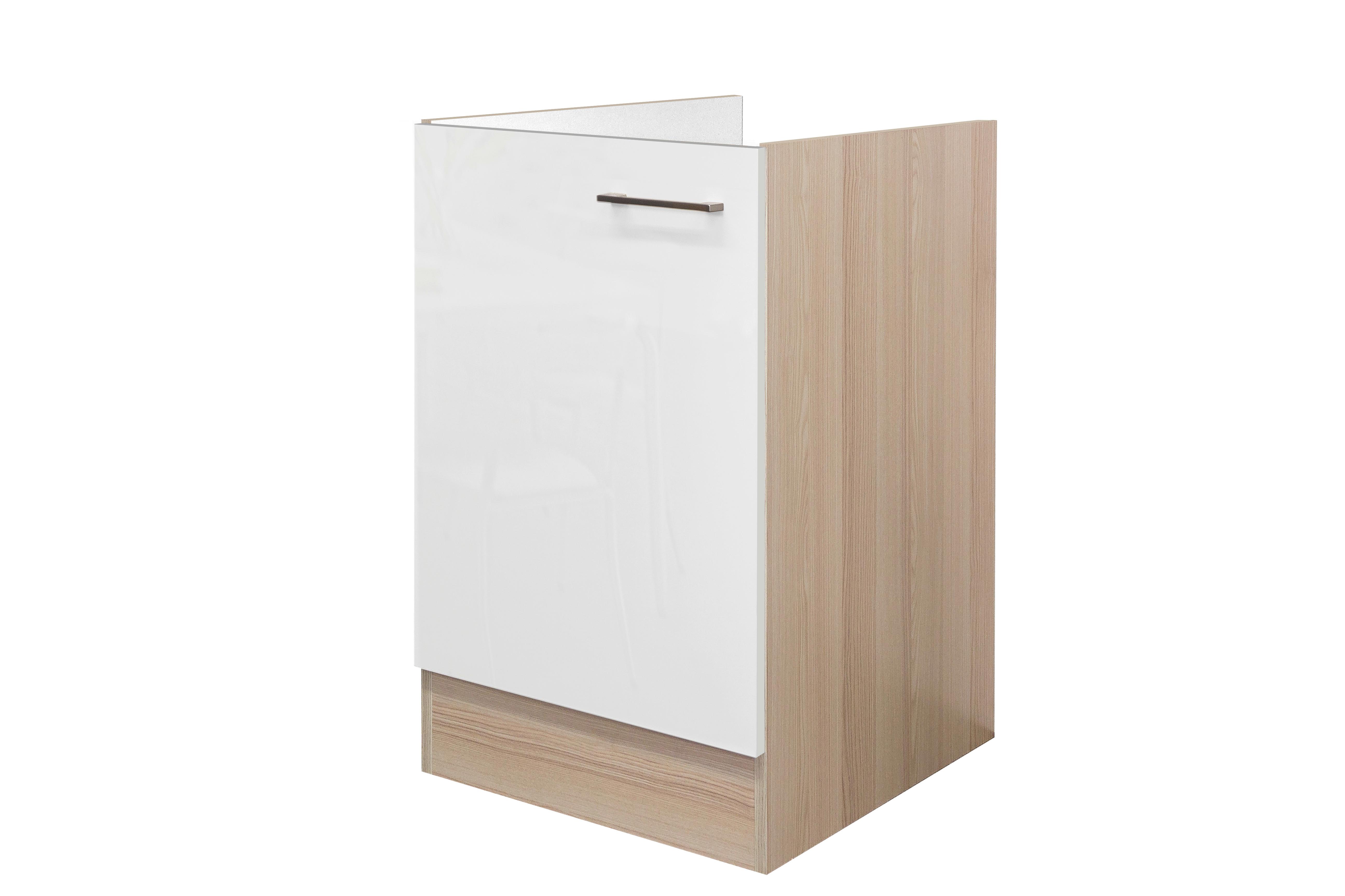 Dřezová Skříňka Abaco Perleťová - perleť/barvy akácie, Moderní, kov/kompozitní dřevo (50/82/57cm) - MID.YOU