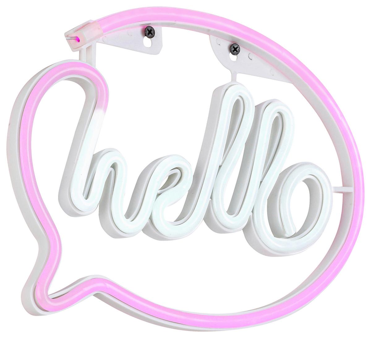 LED-Dekoleuchte Archie - Weiß, KONVENTIONELL, Kunststoff (29,7/21/1,7cm) - Luca Bessoni
