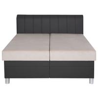 Kárpitozott Ágy "nevada" 160/200cm - bézs/sötétszürke, Romantik / Landhaus, textil (160/200cm)