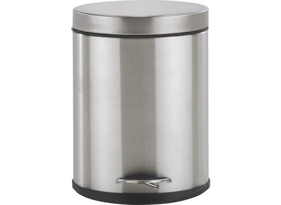 Nášlapný Koš Zoe - černá/barvy chromu, Moderní, kov/umělá hmota (22/29,5/16,5cm) - Mömax modern living Nášlapný Koš Zoe - černá/barvy chromu, Moderní, kov/umělá hmota (22/29,5/16,5cm) - Mömax modern living