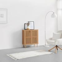 KOMODA BARCELONA -EXKLUSIV- - přírodní barvy/barvy zlata, Lifestyle, kov/kompozitní dřevo (76/90/35cm) - Mömax