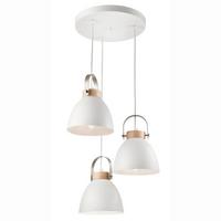 Pendelleuchte 31811 Danielle - Weiß Hochglanz, KONVENTIONELL, Holz/Metall (79/37/12cm)