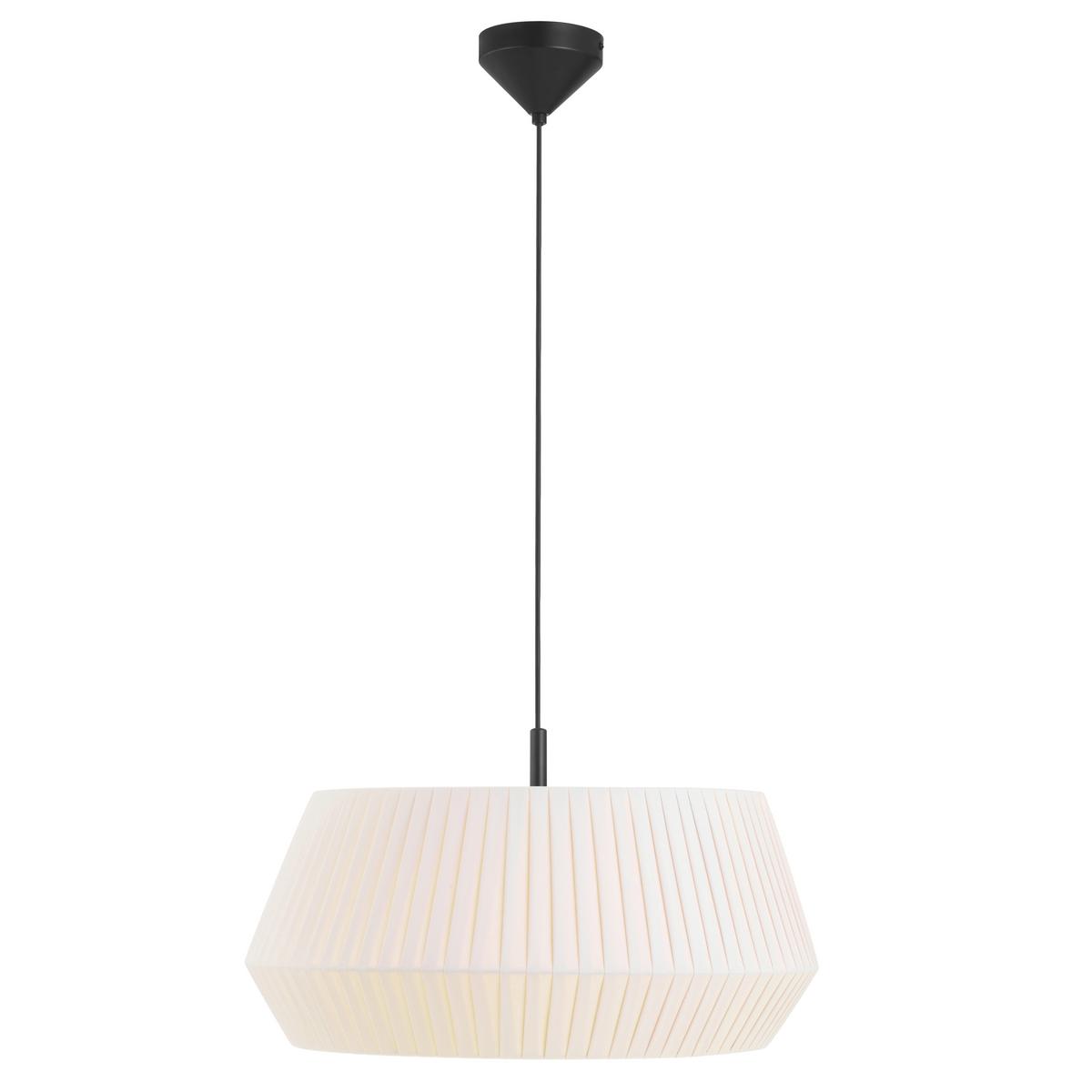 Hängeleuchte Dicte Pela Weiß B: 53 Cm - Weiß, Design, Textil (53/29cm) - Nordlux