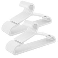 Kleiderbügelset Weiß B: 41,7 cm - Weiß, Basics, Kunststoff (41,7cm)