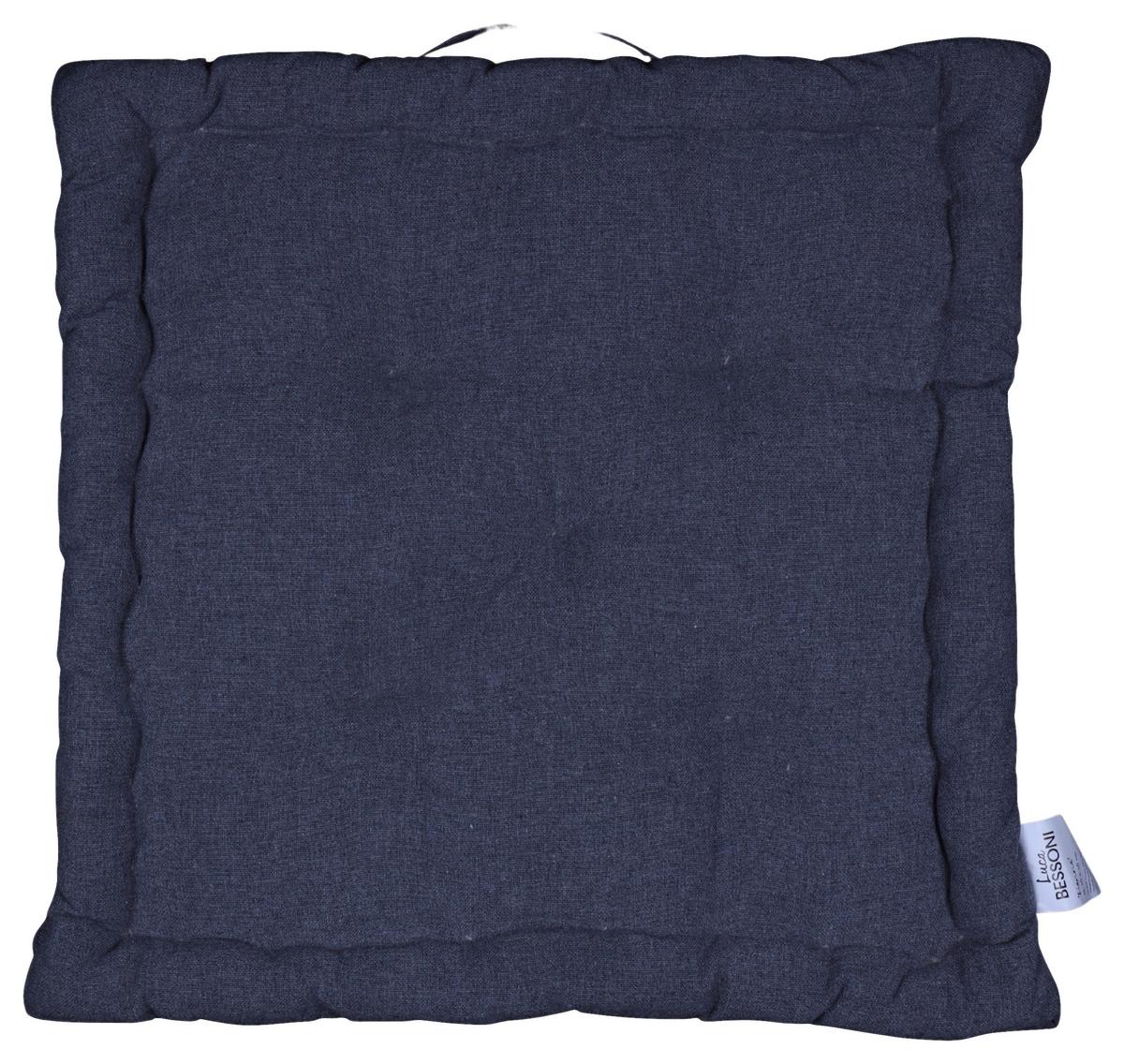 SITZKISSEN LIANNA - Anthrazit, MODERN, Textil (40/40/8cm) - Luca Bessoni