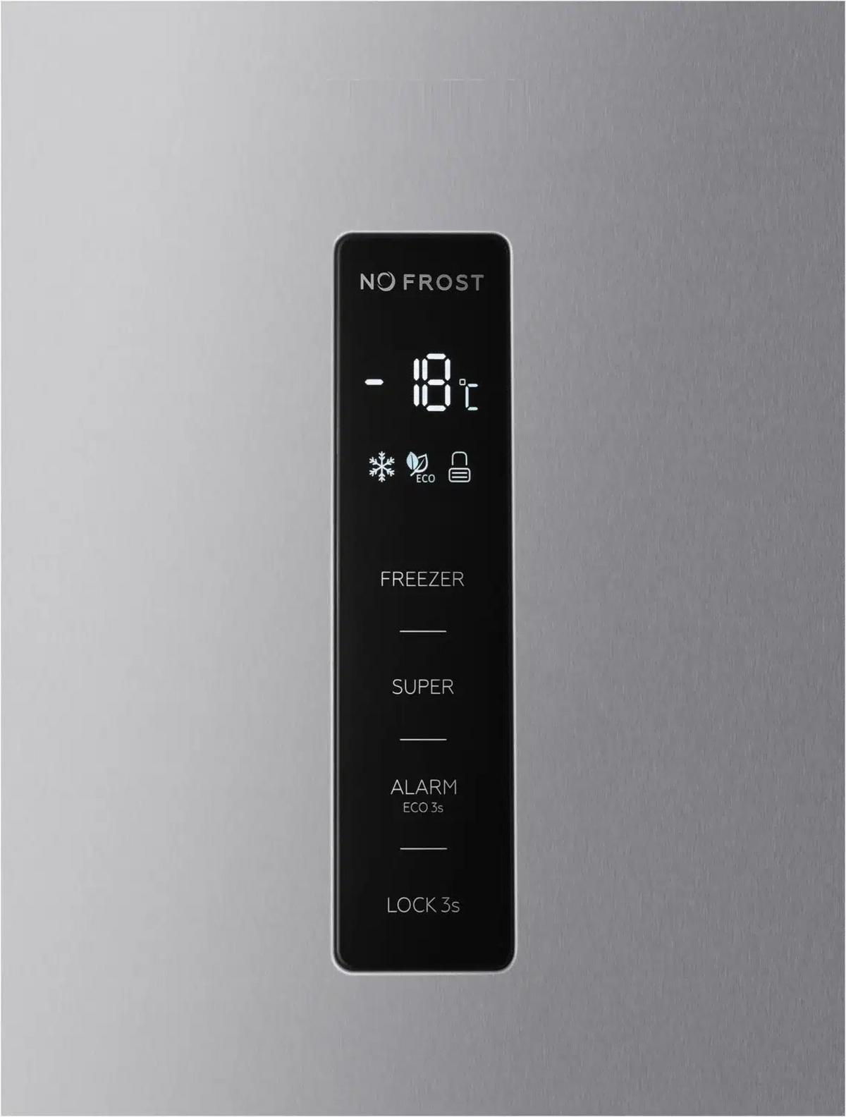 Gefrierschrank Nabo Gn 6000 - Dunkelgrau, Basics, Metall (84/189,5/75cm) - Nabo