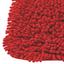 WC Vorleger Lilli, ohne Schnitt - Rot, KONVENTIONELL, Textil (45/50cm) - OMBRA