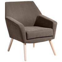 Polstersessel Mit Armlehnen Alegro Velours Sahara - Buchefarben/Sahara, Design, Textil (67/81/71cm) - Max Winzer