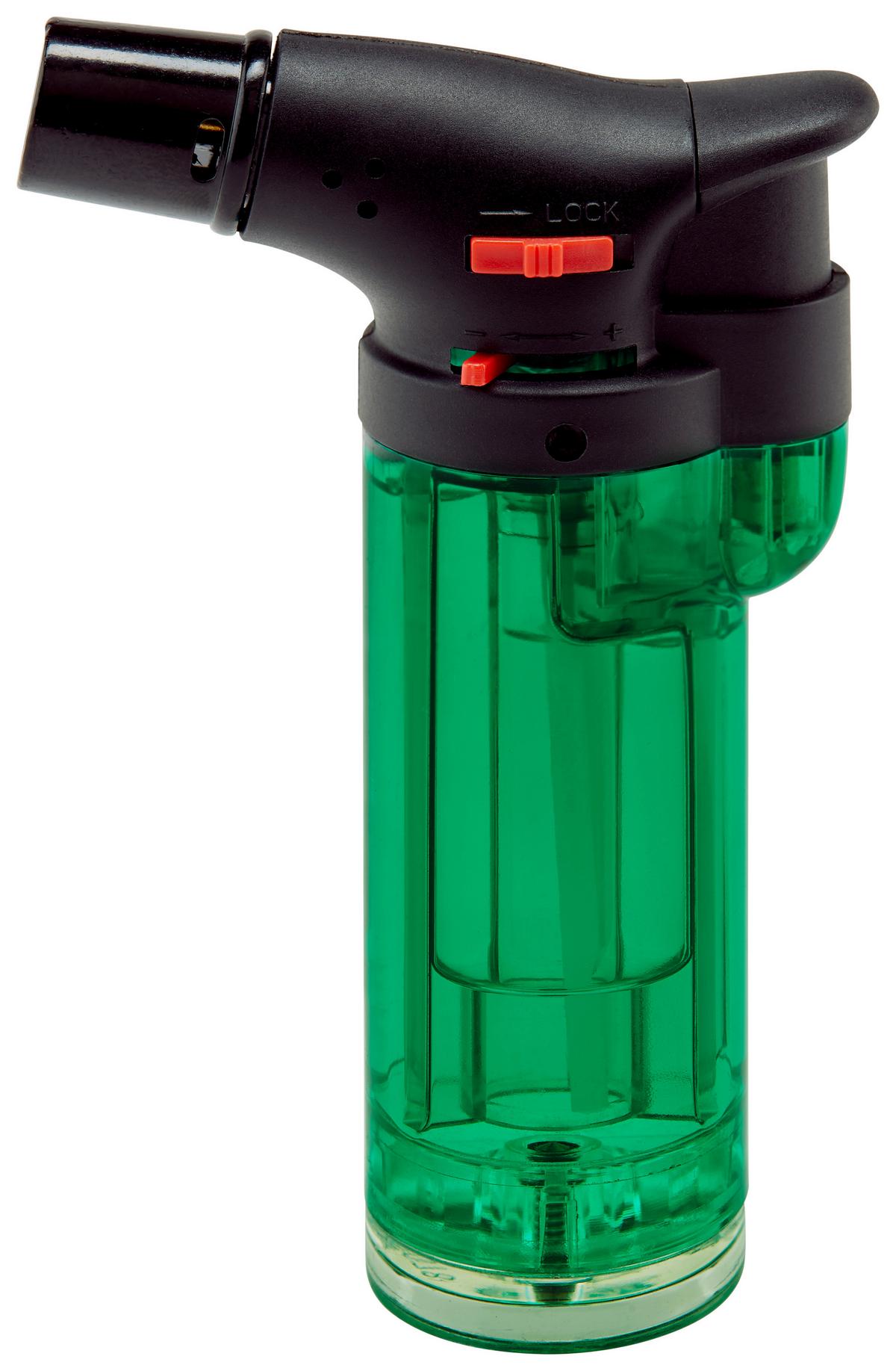 Minigasbrenner Torch Farbl. Sort. - Blau/Schwarz, Basics, Kunststoff