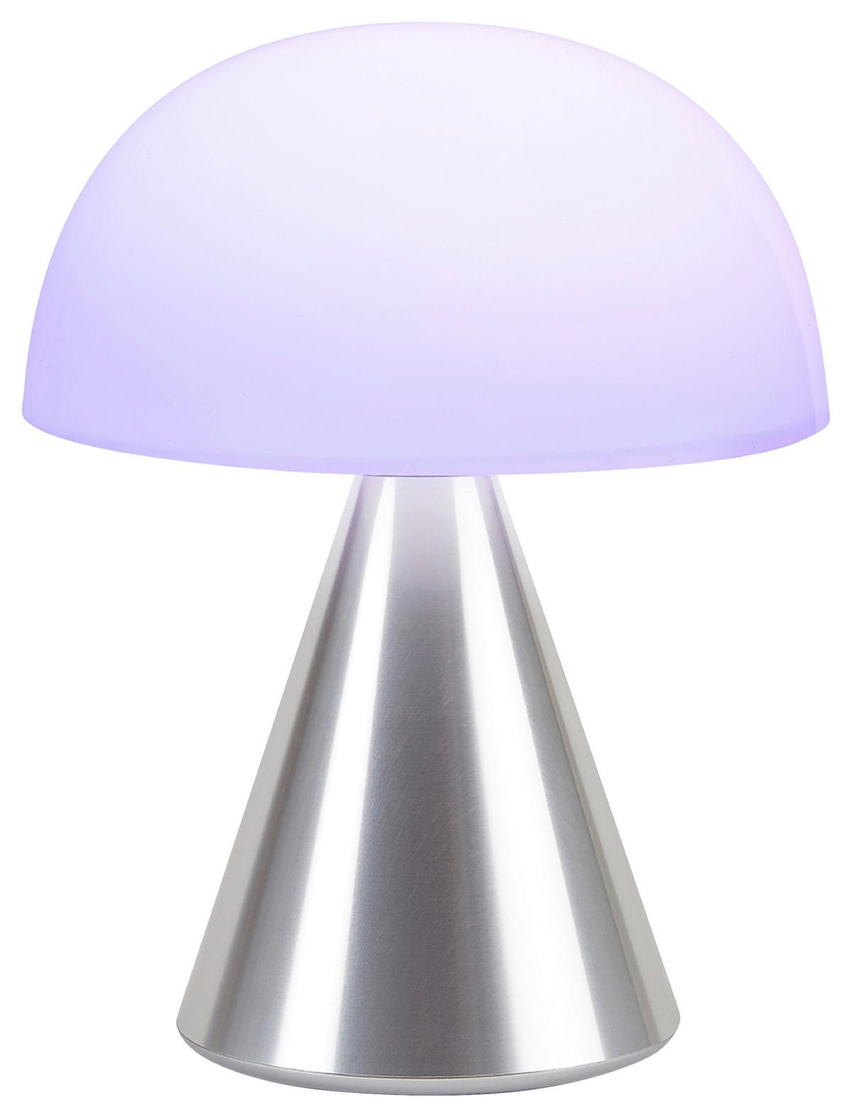 Akku-tischleuchte Lexon Mina L - Alufarben, Design, Kunststoff/Metall (14/17/14cm)