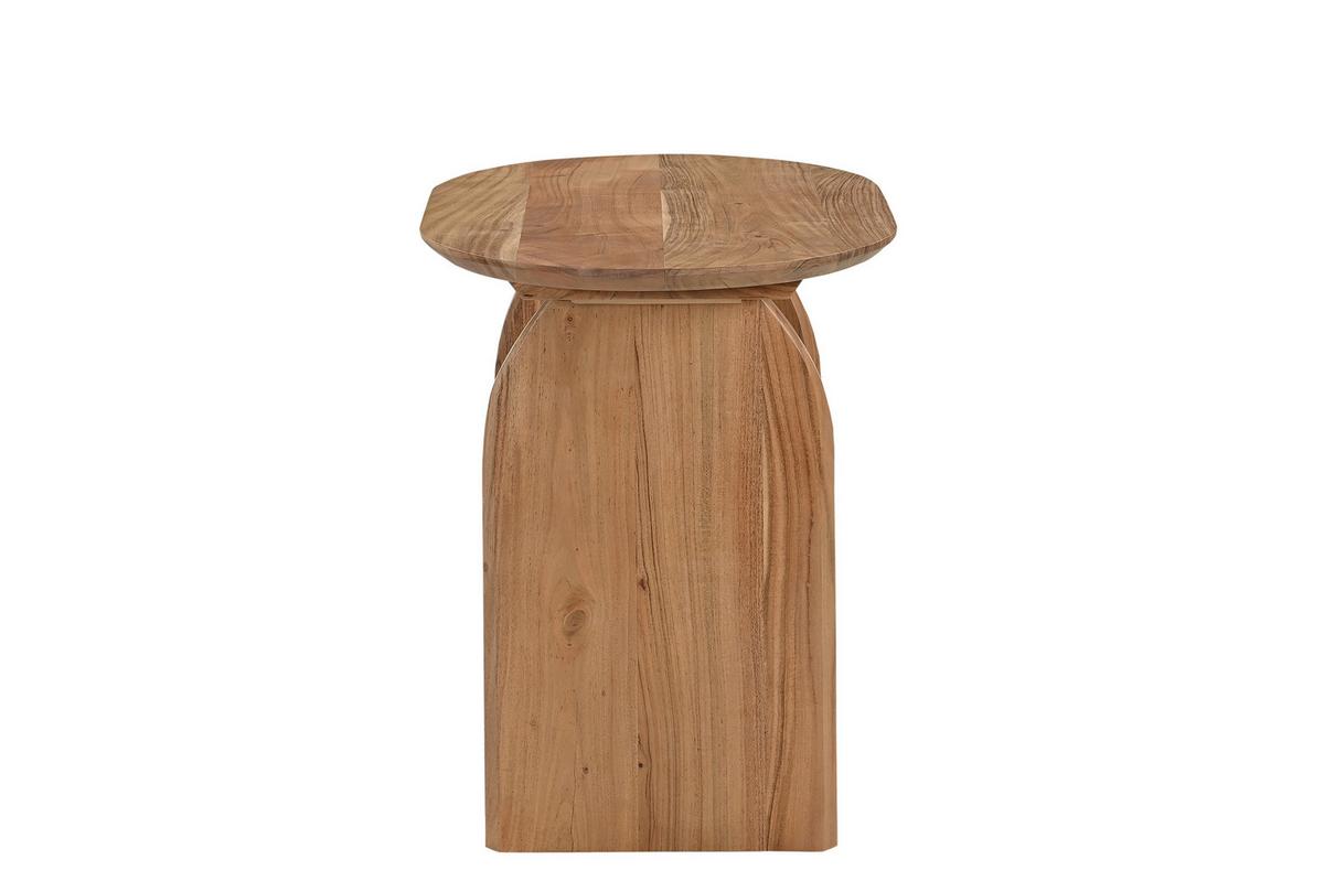 BEISTELLTISCH Akazie Natur B: 60cm - Naturfarben, Design, Holz (60/45/61cm) - MID.YOU
