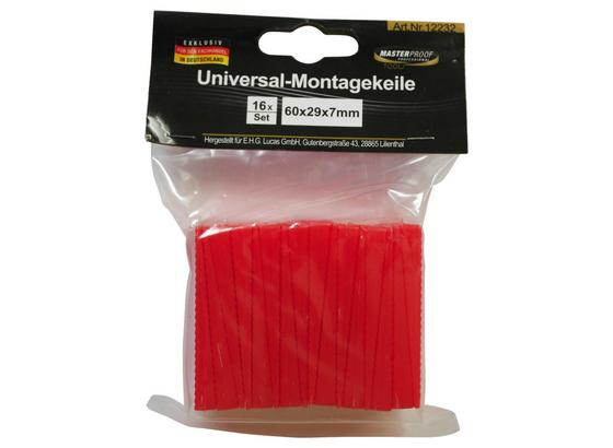 Möbelkeil Universal - Rot, Basics, Kunststoff (6/2,9/0,7cm) Möbelkeil Universal - Rot, Basics, Kunststoff (6/2,9/0,7cm)