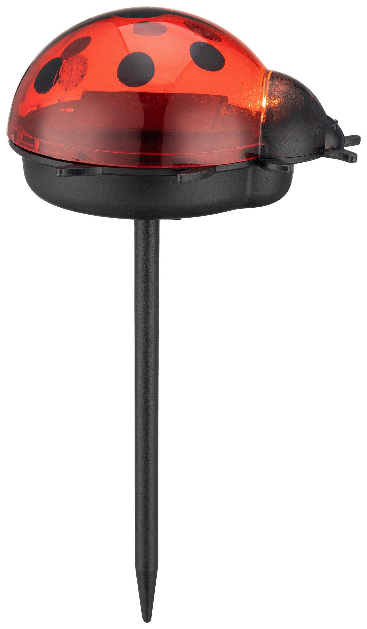 SOLÁRNÍ SVÍTIDLO MARIO - oranžová/černá, Romantický / Rustikální, plast - Mömax