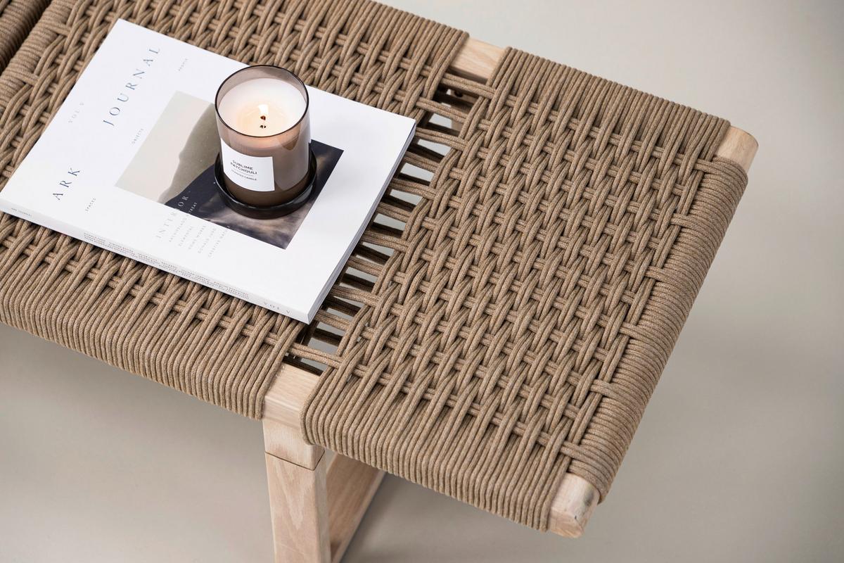 Hockerbank Ängön - Design (140/36/46cm) - Livetastic