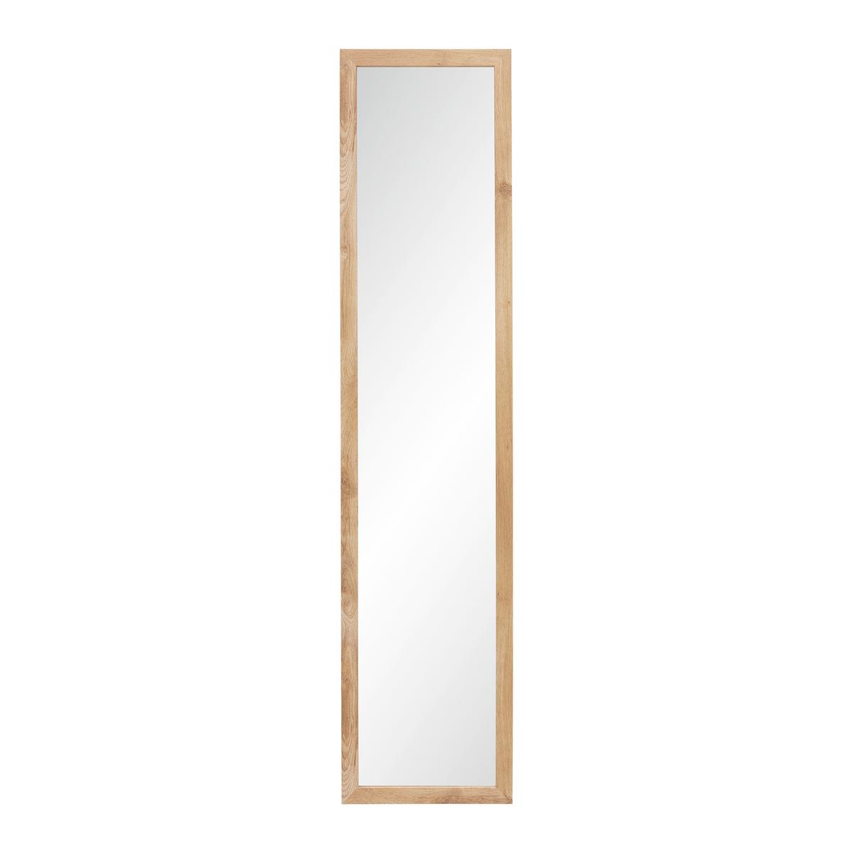 STOJACÍ ZRCADLO RIO EICHE -SB- - barvy dubu, Moderní, kompozitní dřevo/sklo (36/156/44cm) - Mömax
