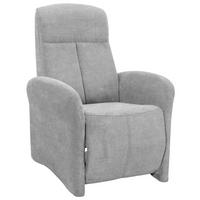 Tv-fotel Ralf - világosszürke, Modern, textil (75/108/87cm)