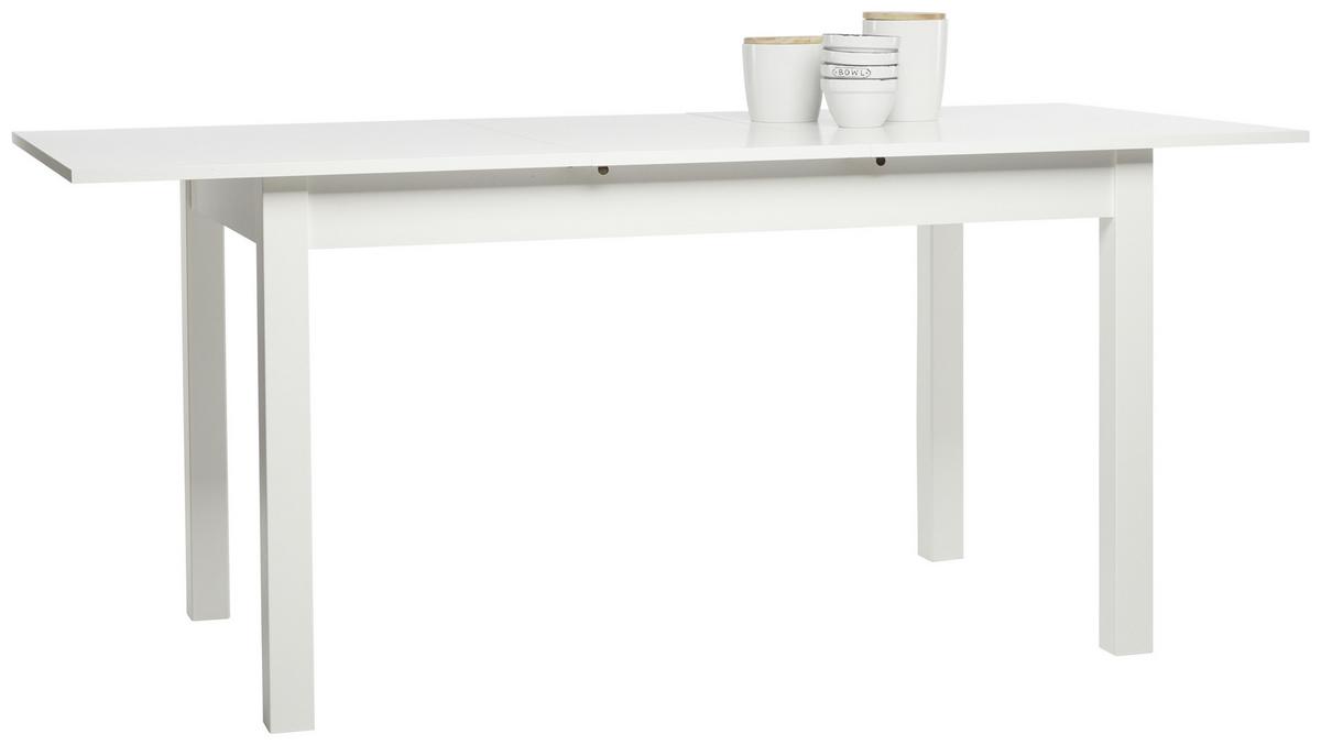 Kihúzható Asztal Coburg 140/80 Cm - fehér, Design, faalapú anyag (140/80/76,5cm) - MID.YOU