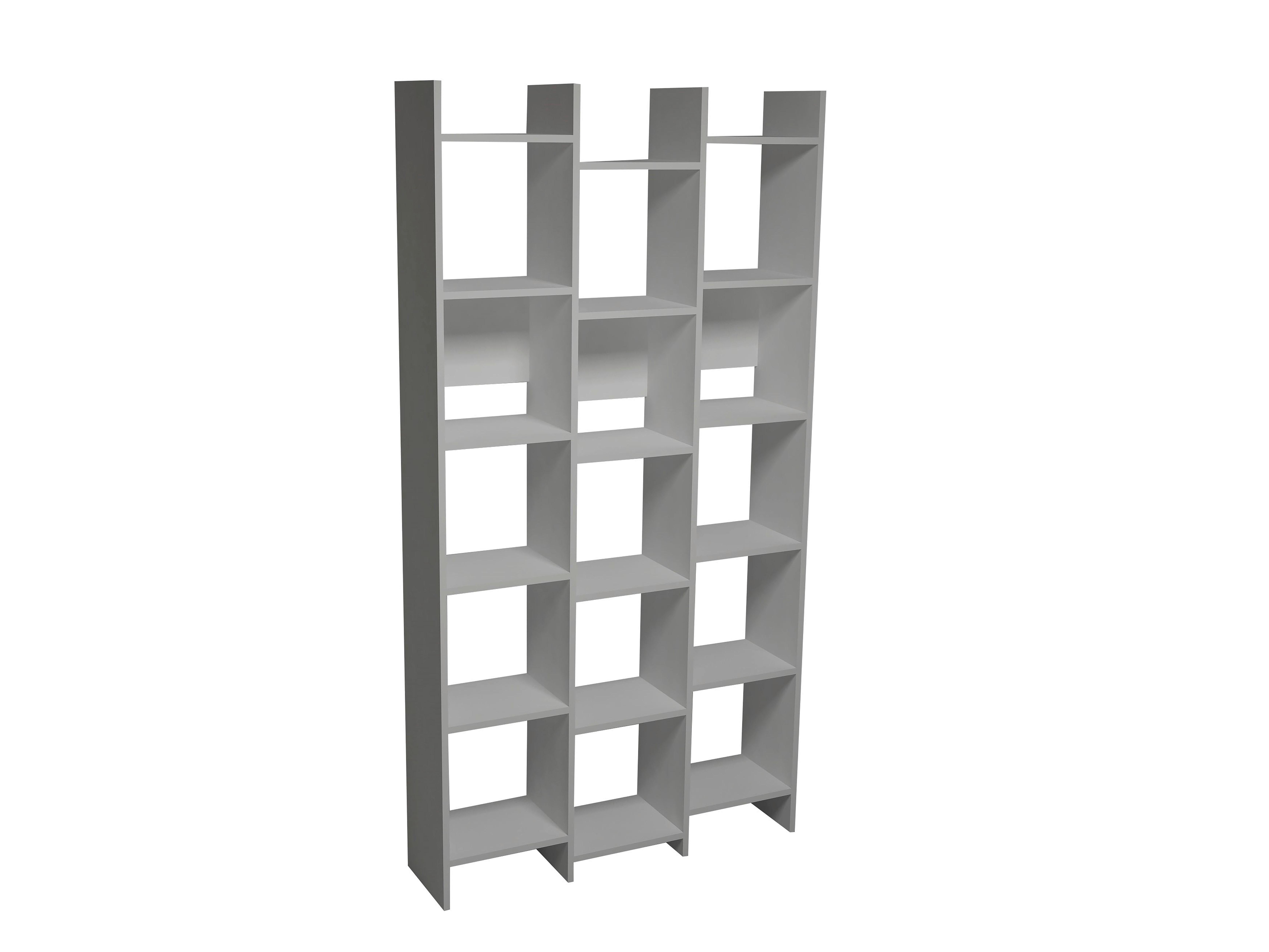 REGÁL INSIDE - bílá, Moderní, kompozitní dřevo (96.1/186/25cm) - Xora