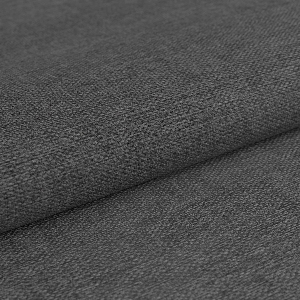 Vierfußstuhl Augusta Webstoff Anthrazit - Anthrazit/Schwarz, MODERN, Textil/Metall (45/87/55cm) - Kela