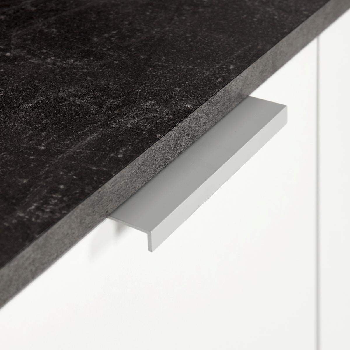 Waschbeckenunterschrank Turin 4 B: 60 cm Weiß/Beton - Weiß/Grau, MODERN, Holzwerkstoff (60/60/30cm)