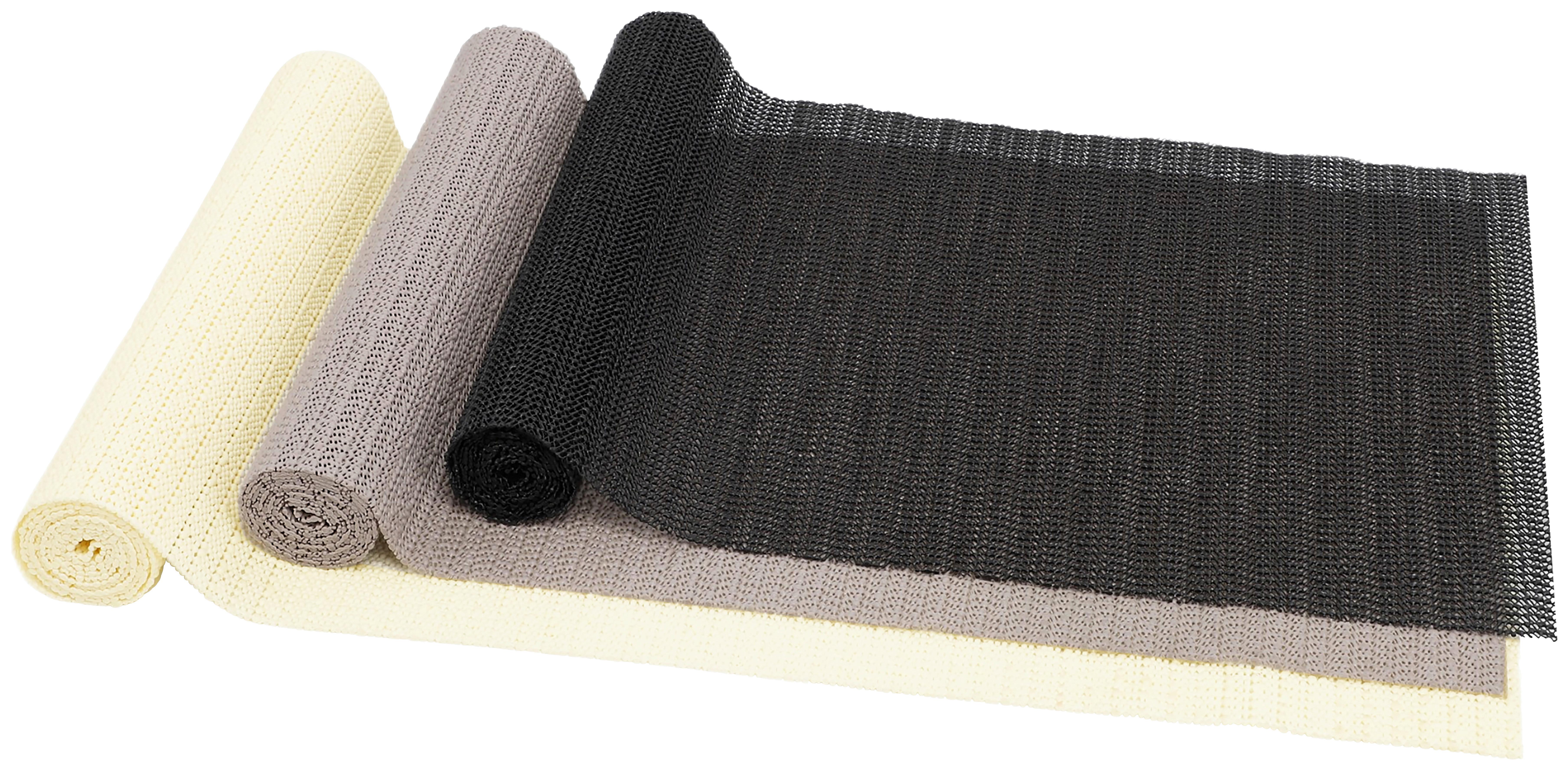 Antirutschmatte Inge - Creme/Schwarz, KONVENTIONELL, Kunststoff (30/150cm) - Ondega