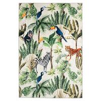 Flachwebteppich My Exotic - Multicolor, Design, Textil (160/230cm) - Obsession