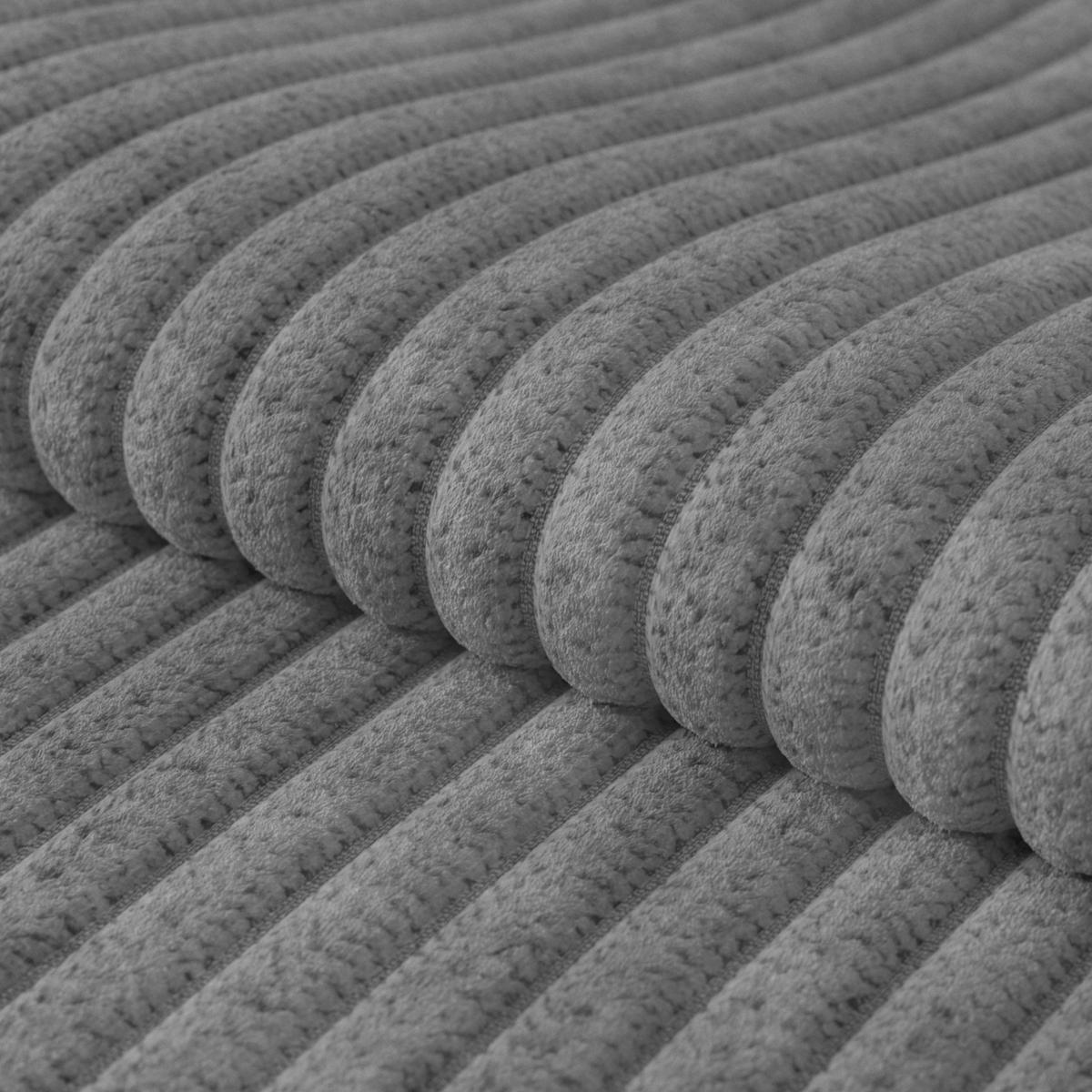 Ecksofa Gemini Anthrazit, B: 234cm - Chromfarben/Anthrazit, KONVENTIONELL, Textil (234/312cm)