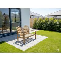 Gartenbank Akazie Braun Lxbxh: 125x80x94 Cm - Akaziefarben, Basics, Holz (125/80/94cm)