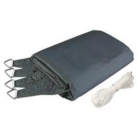 Sonnensegel Quadrat 3x3 M - Anthrazit, Basics, Kunststoff (300/300cm)