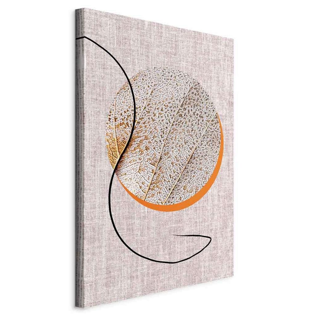 Leinwandbild Moon Orange Cappuccino B: 40 cm