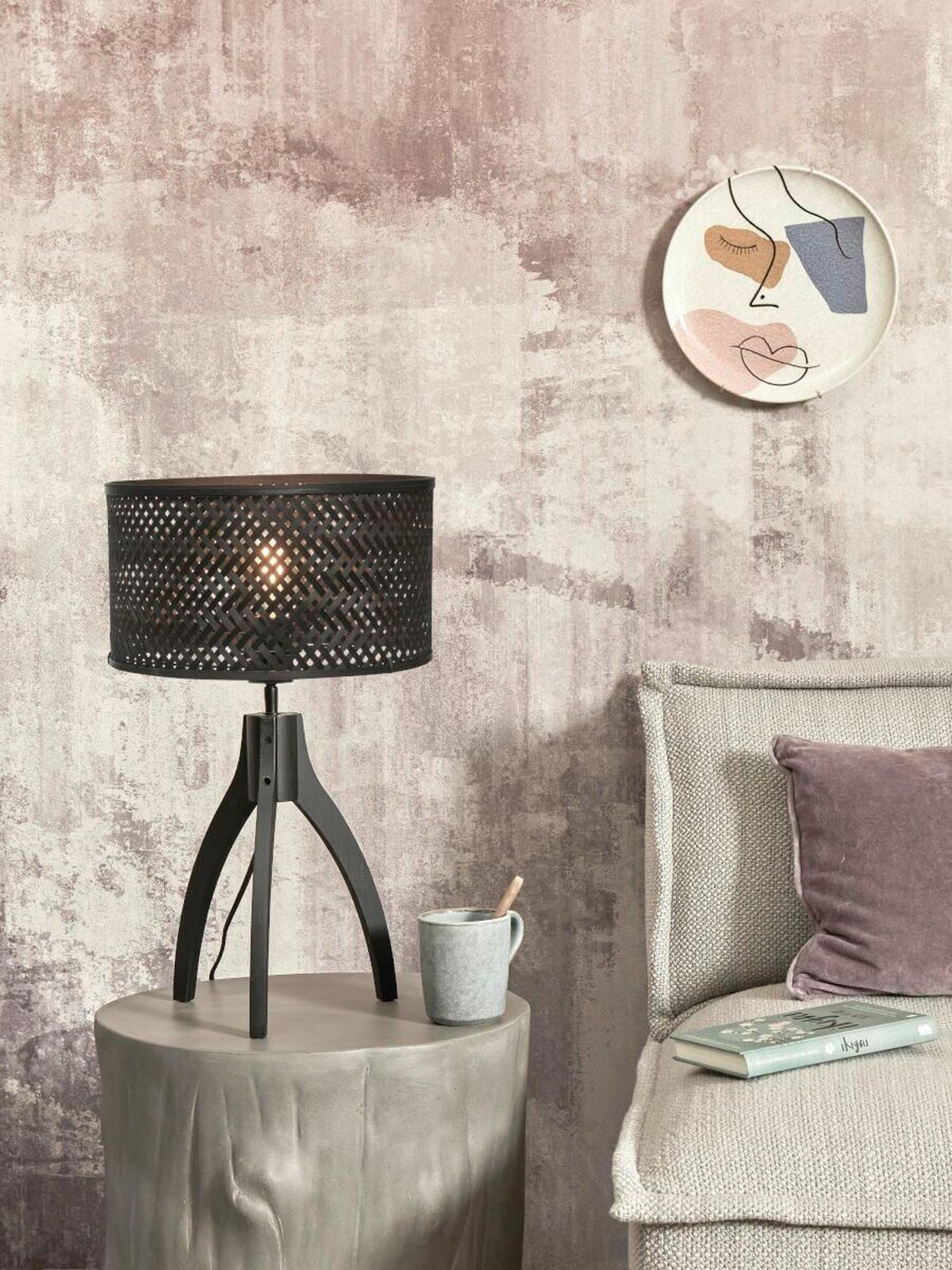 Tischleuchte Java/T/Ap/B/3218/B - Schwarz, Trend (20/40/20cm) - Good & Mojo