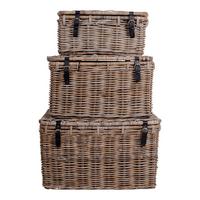 Korbset Naturfarben B: 81 cm 3-teilig - Naturfarben, Basics, Naturmaterialien (81/48/51cm)