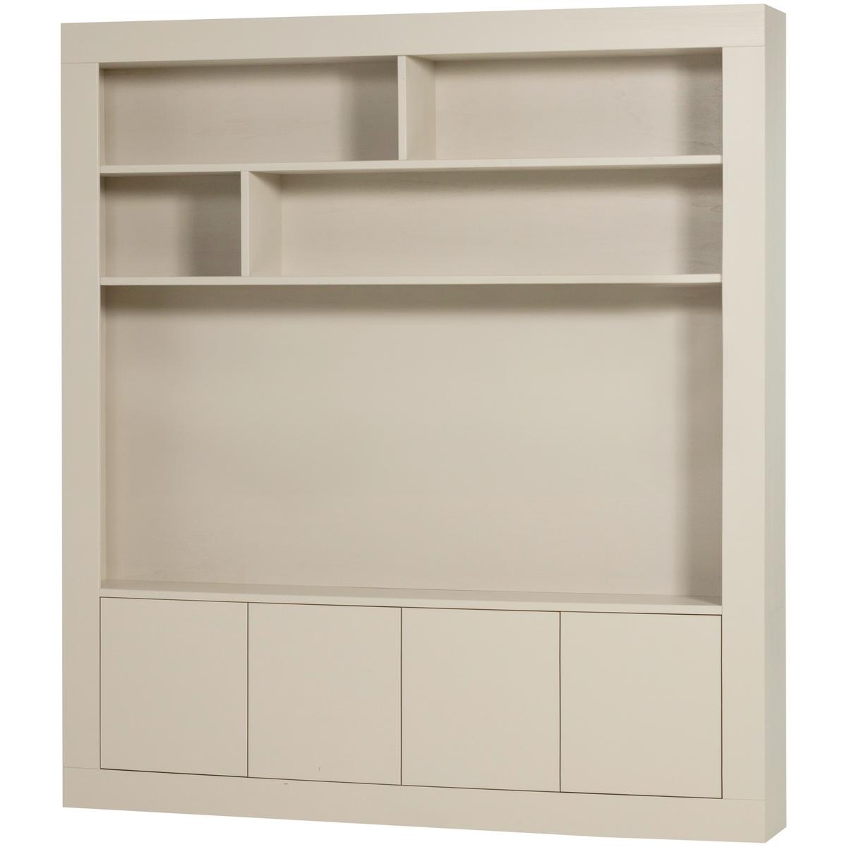 Regal Wallcover Grau B: 210 Cm - Grau, Design, Holz (210/229/31cm) - Livetastic