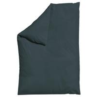 Bettdeckenbezug Woven Satin - Dunkelgrau, Basics, Textil (135-140/200cm) - Schlafgut