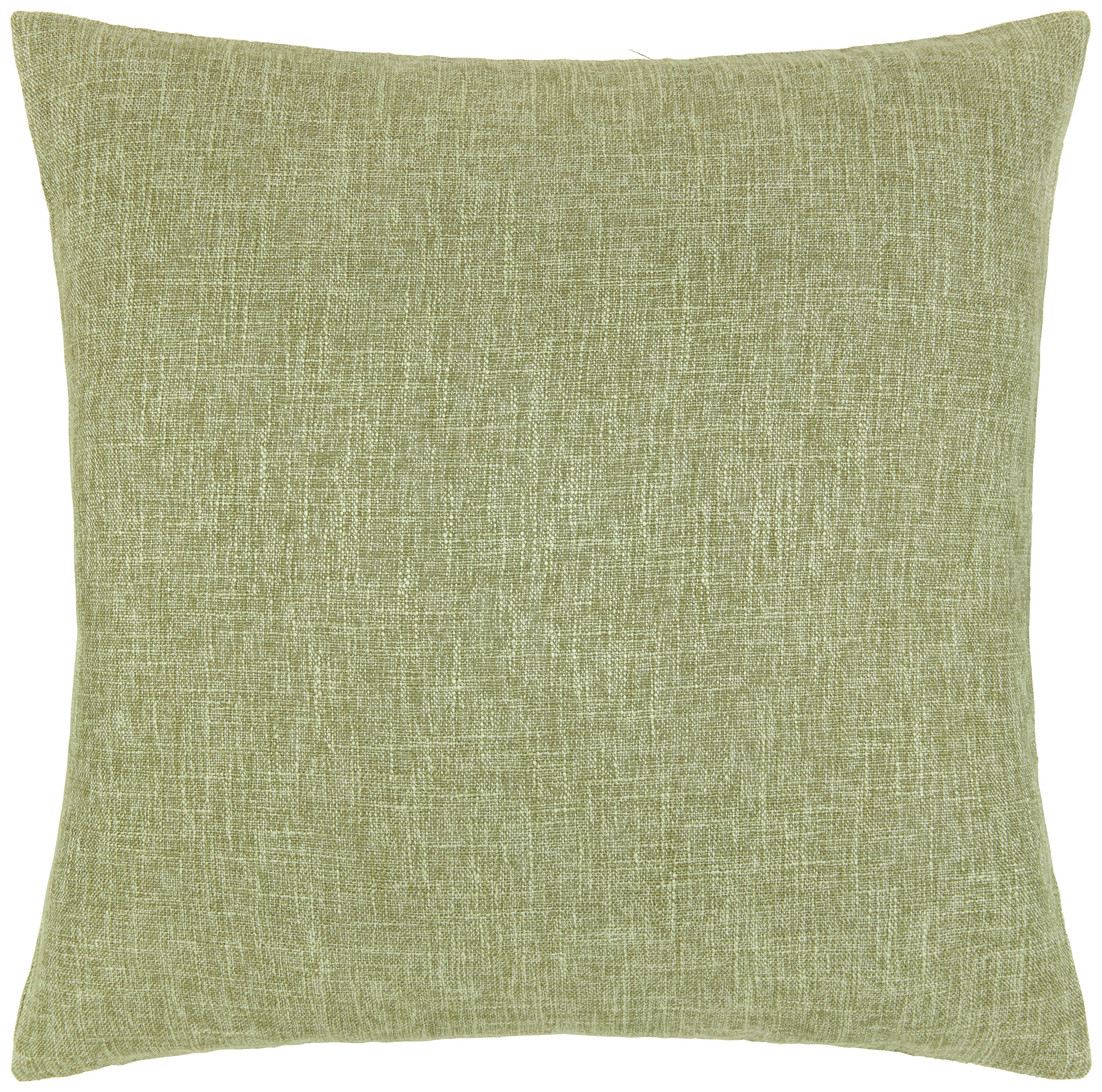POTAH NA POLŠTÁŘ VZHLED LNU - zelená, textil (50/50cm) - Modern Living