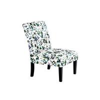 Stuhl Indira 100 Gemustert - Blau/Lila, Design, Holz/Textil (55/92/77cm) - Kayoom