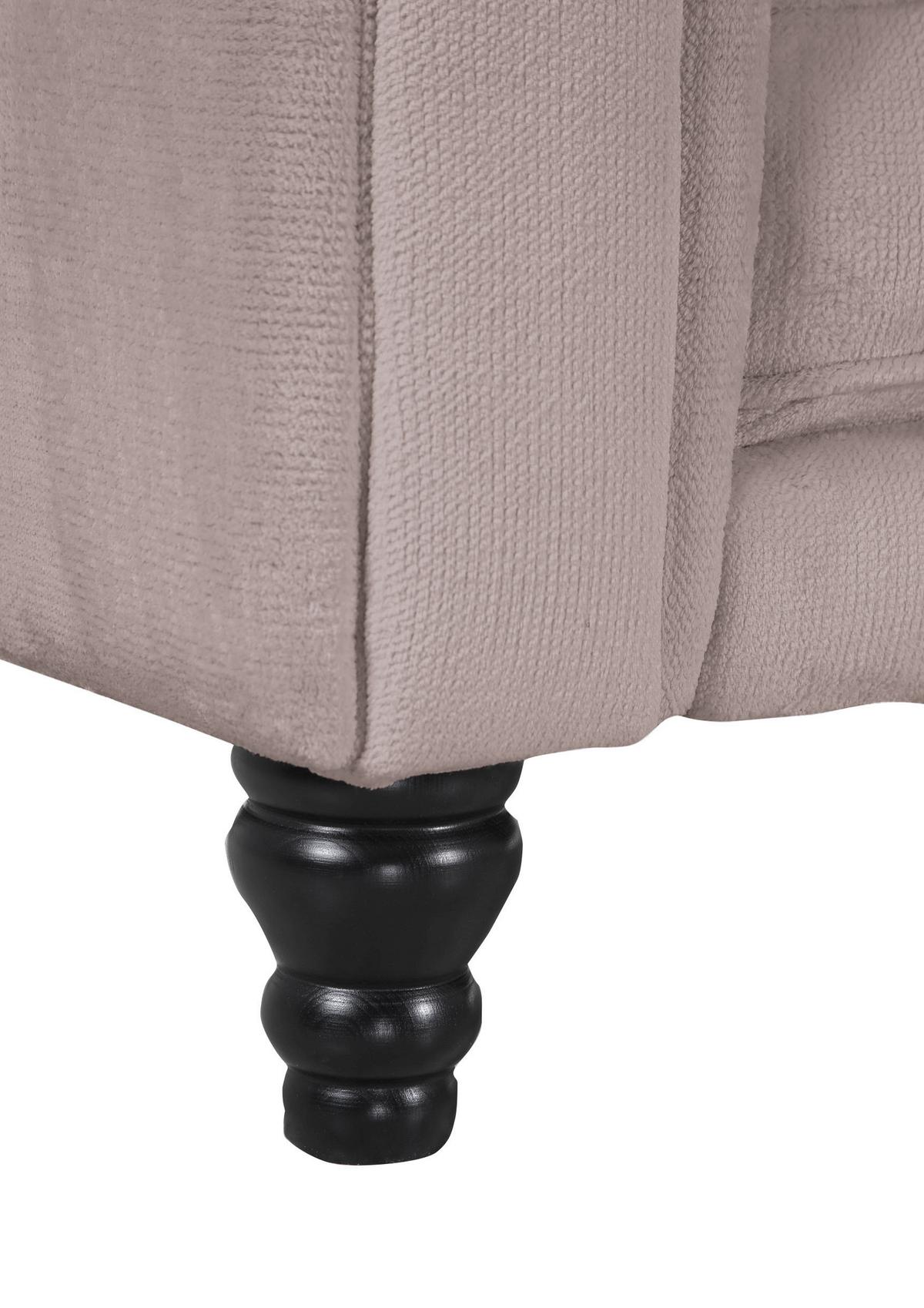 Ecksofa Jonte Beige S: 260x160 cm - Dunkelbraun/Beige, Design, Textil (260/160cm) - MID.YOU