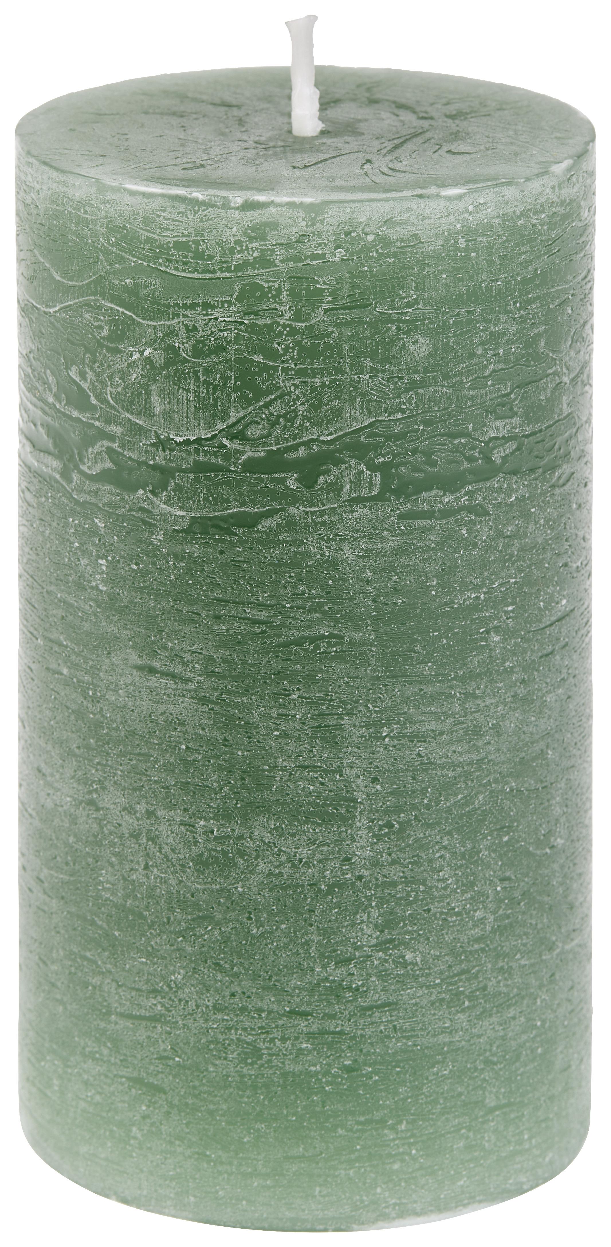 Stumpenkerzen In Glas-Optik – 2 Stück, Silberfarben, 100% Natürliches Wachs, Brenndauer Ca. 25 Stunden