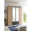Kleiderschrank Chicago B: 159,6cm Eiche Dekor - Eichefarben/Anthrazit, Basics, Glas/Holzwerkstoff (159,3/196,3/53,5cm) - Livetastic Kleiderschrank Chicago B: 159,6cm Eiche Dekor - Eichefarben/Anthrazit, Basics, Glas/Holzwerkstoff (159,3/196,3/53,5cm) - Livetastic