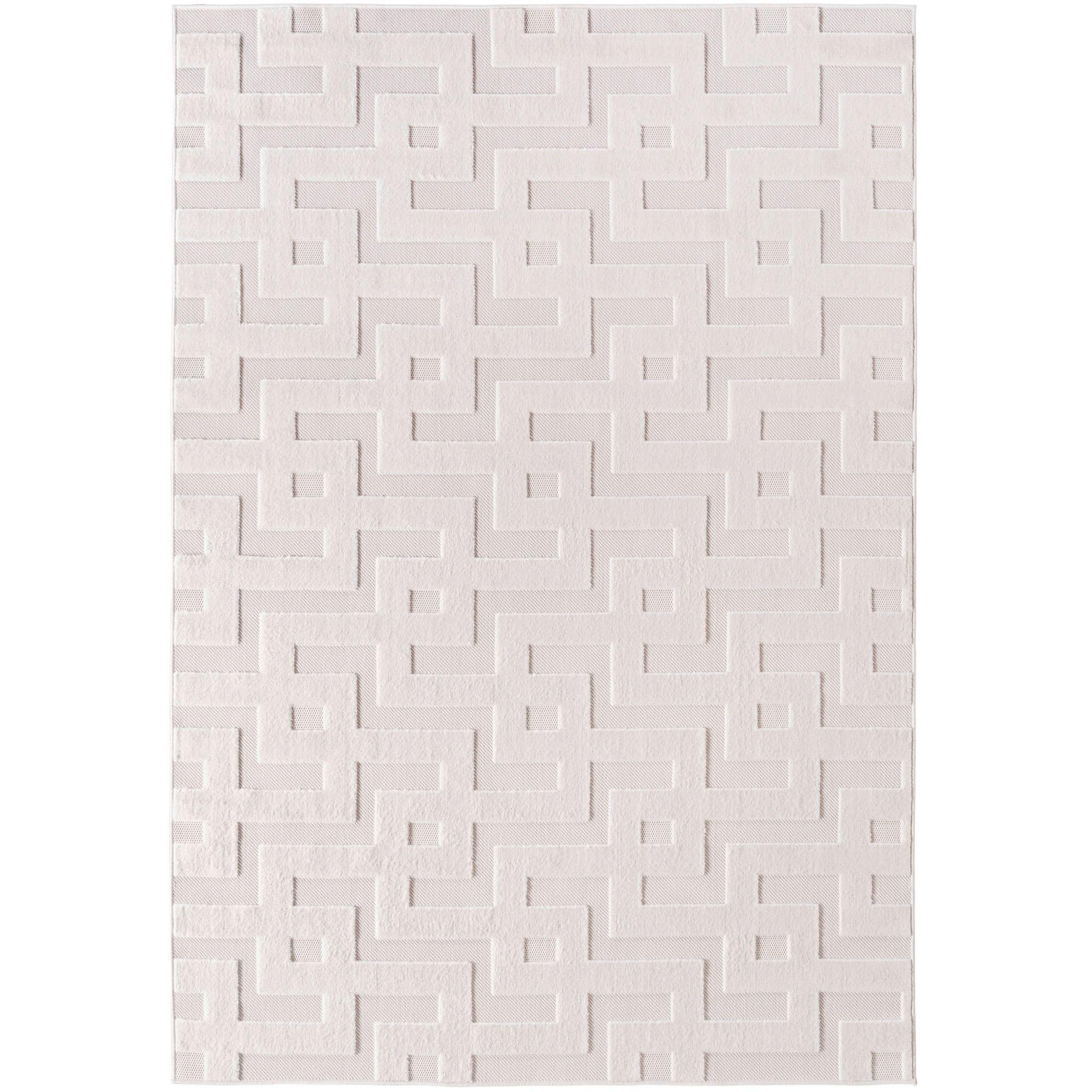 Flachwebteppich, Creme Doha