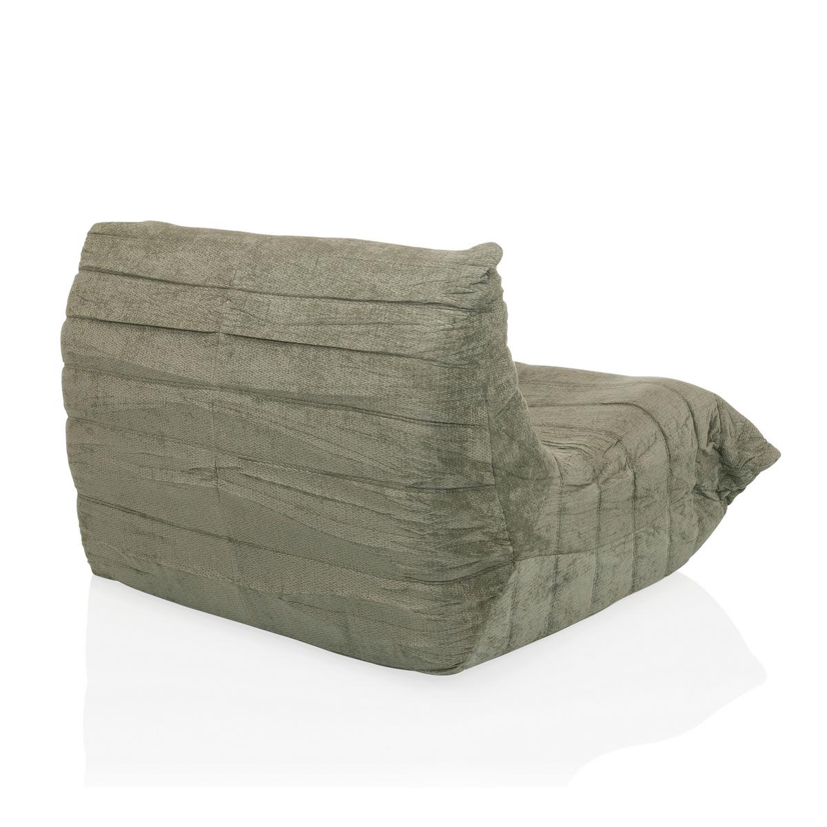 Loungesessel Sitzolo Salbeigrün B: 90 cm - Salbeigrün, MODERN, Textil (90/72/100cm) - MID.YOU